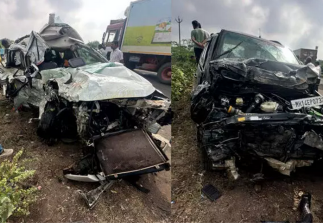 Four from Bidar killed as two cars collide head-on in Maharashtra